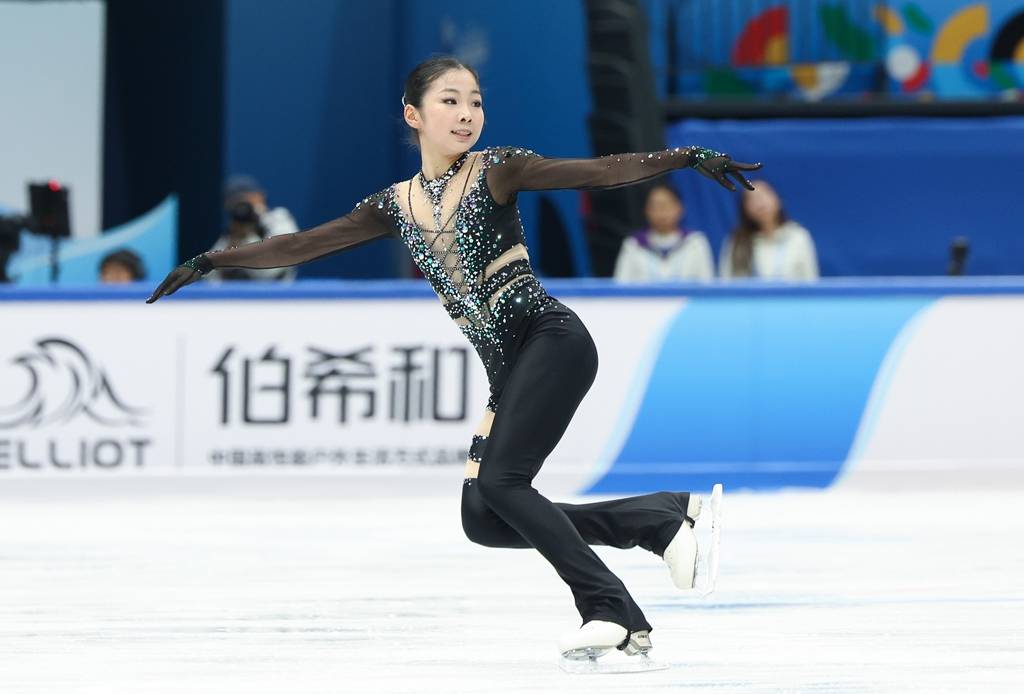 花滑资格赛张瑞阳稳定发挥 坦言不会去想压力的问题